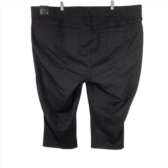 Torrid Lean Jean Crop Black Cotton Blend NWT Women's 5X   Description  Size: 5X - Picture 4 of 10